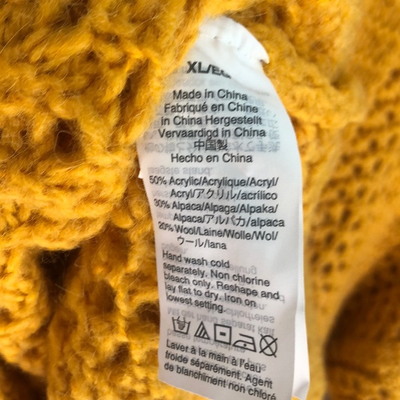 MWT Madewell Windmere Pointelle Sweater Yellow - Picture 6 of 8